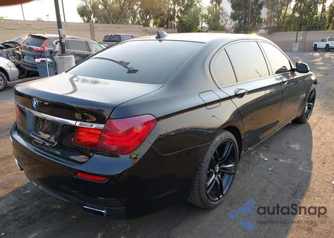 2013 BMW 750Li from USA, damaged, VIN WBAYE8C52DD132201